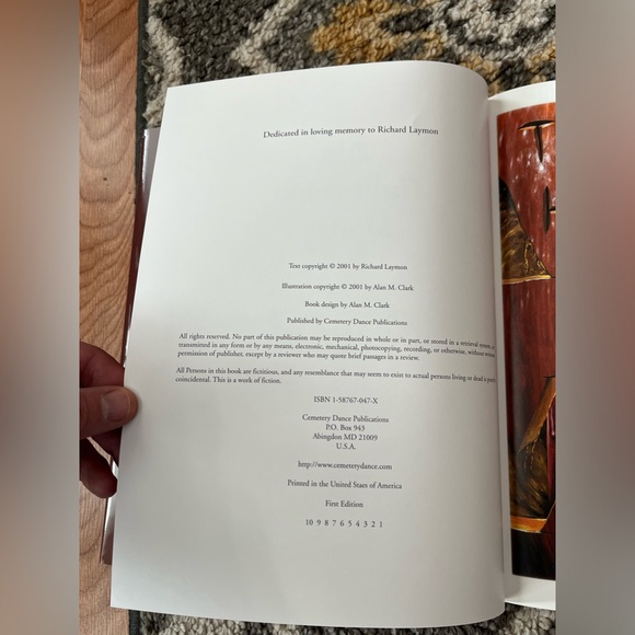 THE HALLOWEEN MOUSE By Richard Laymon - Hardcover Signed/Numbered Limited - Picture 8 of 9